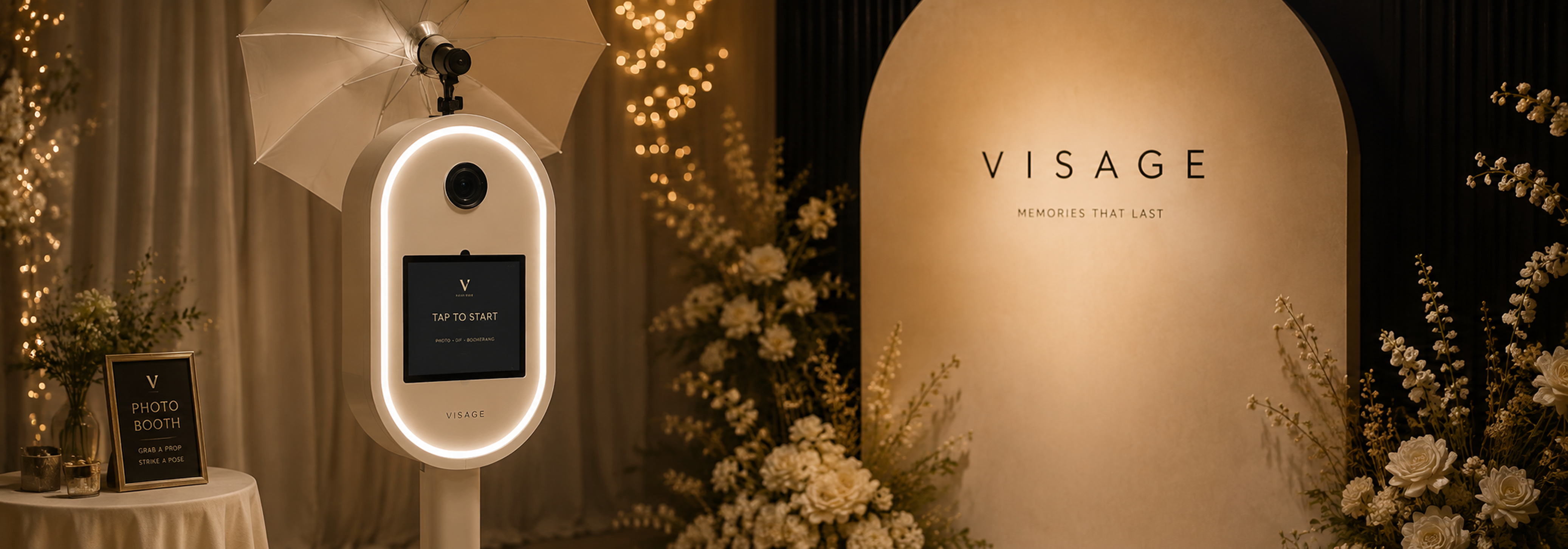 Visage photo booth setup for events in Mumbai
